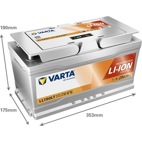 Varta Professional LI-ION LL150LT 12,8V 150Ah Versorgerbatterie mit Zellheizfunktion