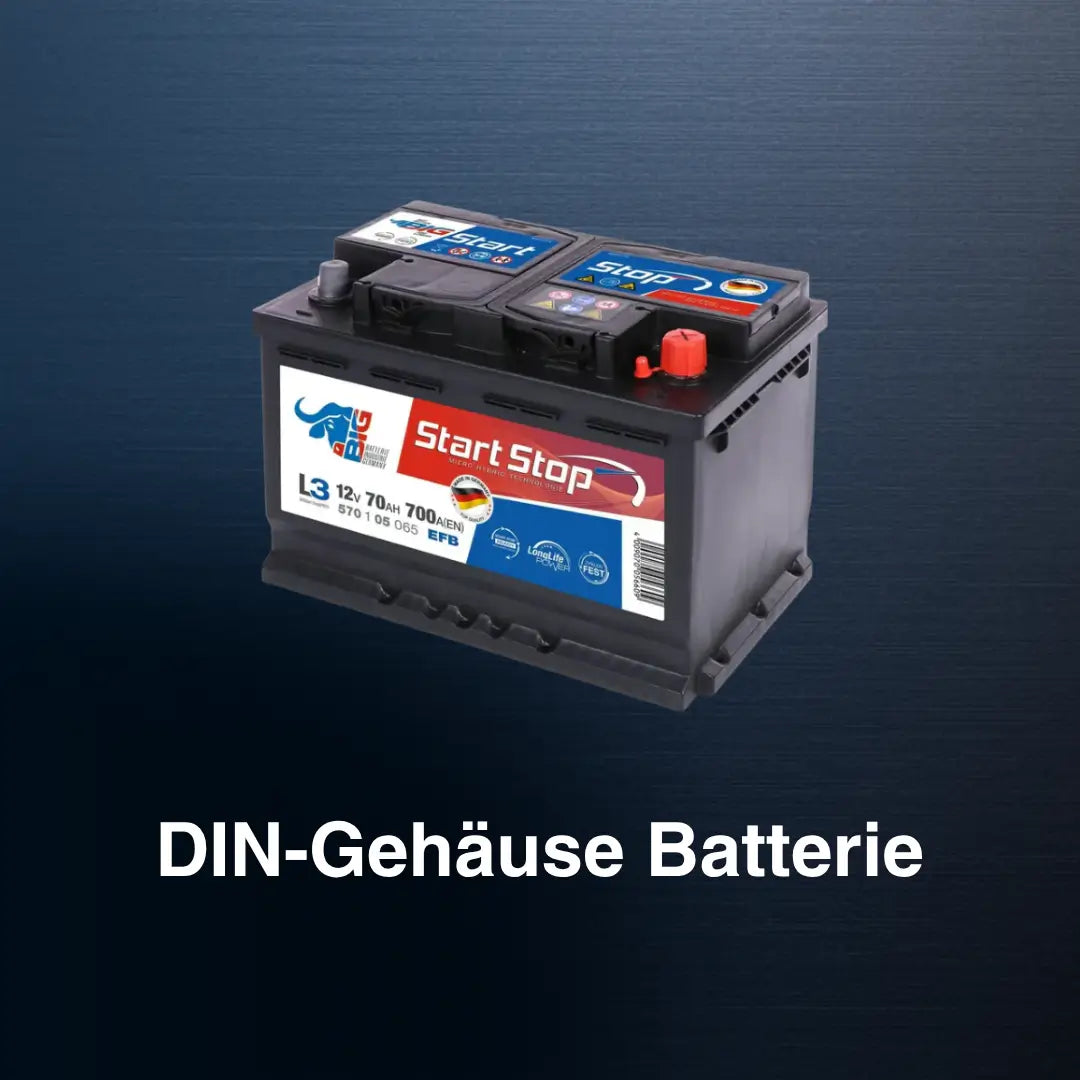 Was steckt hinter dem DIN-Gehäuse einer Batterie?