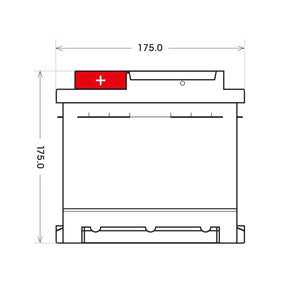 BIG +30% T-Modell 12V 100Ah 880A/EN Autobatterie