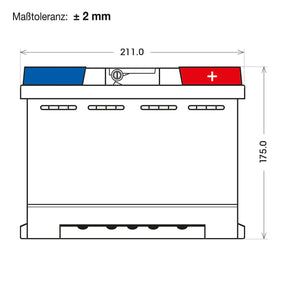 BIG +30% T-Modell 12V 55Ah 500A/EN