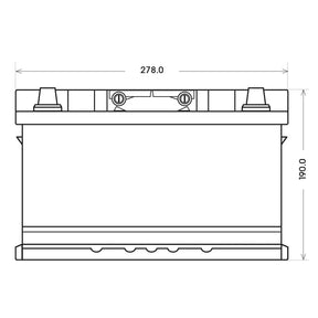 BIG Start-Stop AGM 12V 70Ah 800A/EN Autobatterie