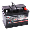 Autobatterie BlackMax 12V 63Ah Seite links