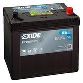 Autobatterie Exide Premium Carbon Boost 2.0 EA654 12V 65Ah Seite links