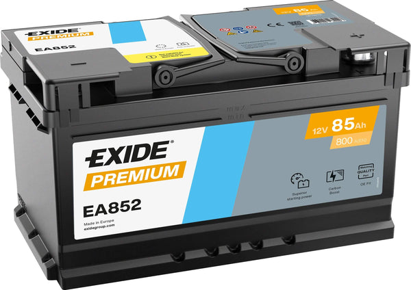 Exide Premium EA852 12V 85Ah 800A/EN Autobatterie