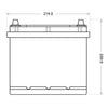 SilverMax 54577 12V 45Ah 330A/EN Autobatterie