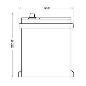 SilverMax 54579 12V 45Ah 330A/EN Autobatterie