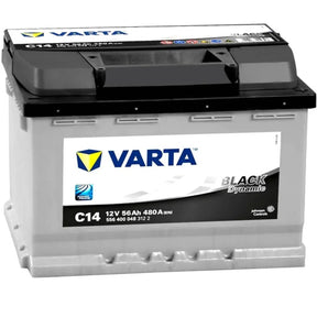 Autobatterie Varta Black Dynamic C14 12V 56Ah 5564000483122 Seite links