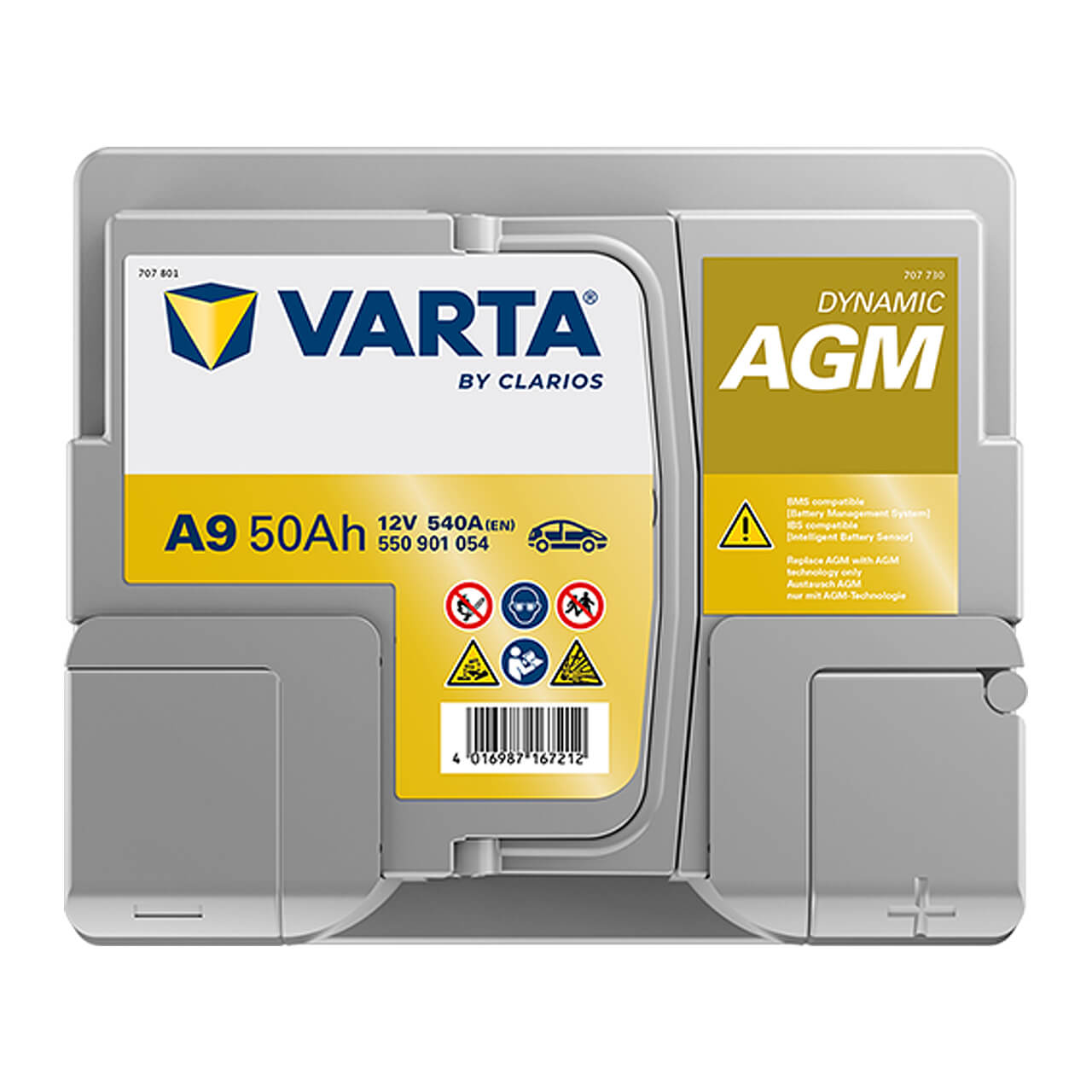 Varta A9 Dynamic AGM 12V 50Ah 540A/EN