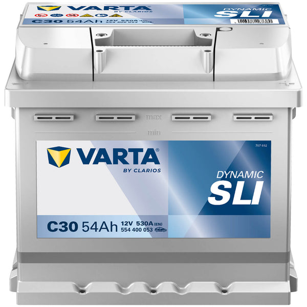 Varta C30 Dynamic SLI 12V 54Ah 530A/EN Autobatterie