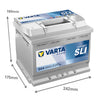Varta D24 Dynamic SLI 12V 60Ah 540A/EN Autobatterie