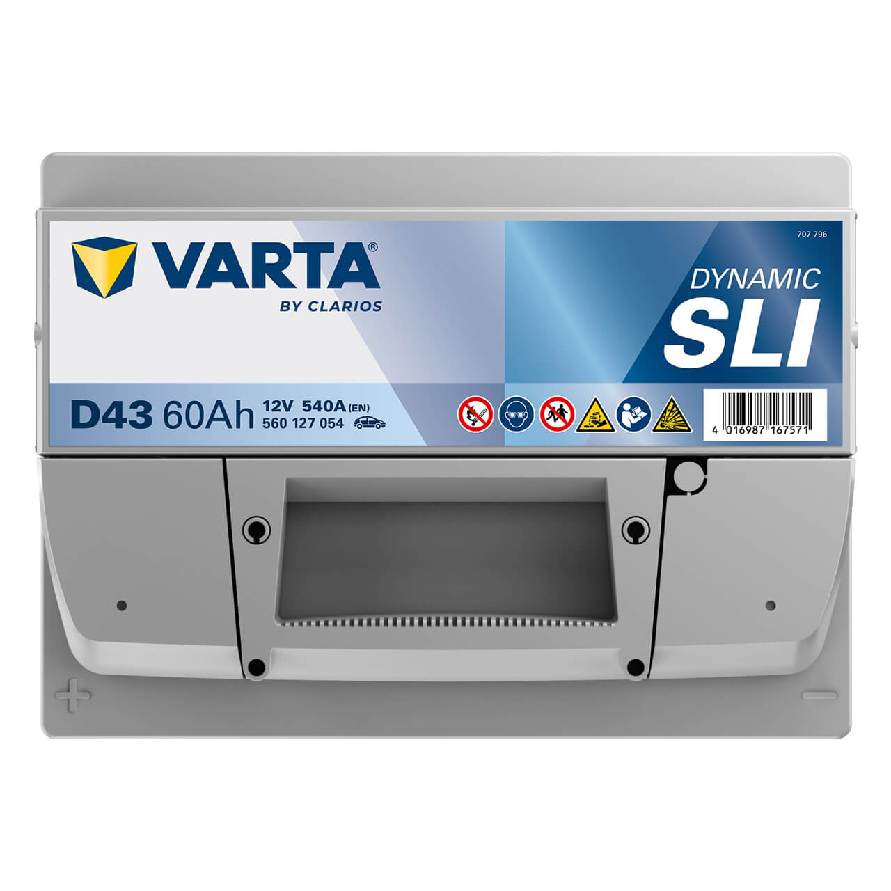 Varta D43 Dynamic SLI 12V 60Ah 540A/EN Autobatterie