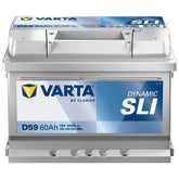 Autobatterie Varta Blue Dynamic D59 12V 60Ah 5604090543132 Front