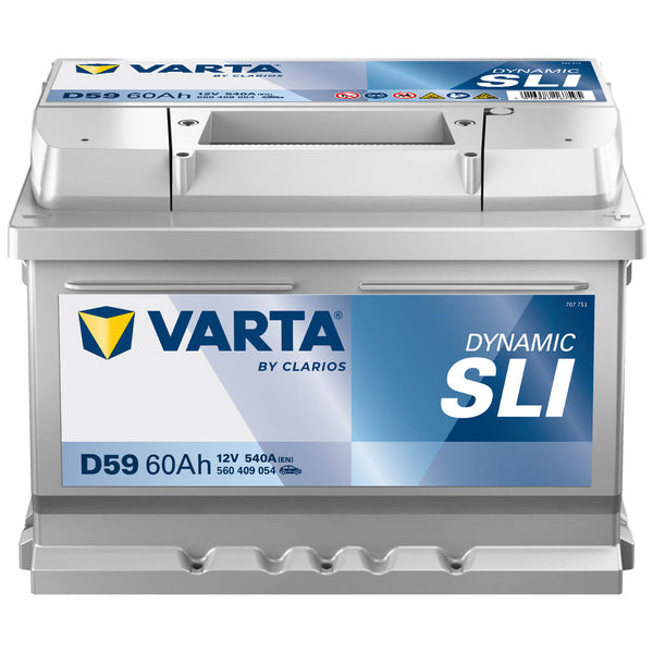 Varta D59 Dynamic SLI 12V 60Ah 540A/EN Autobatterie