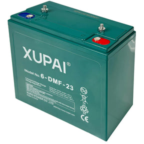 XUPAI 6-DMF-23 AGM 12V 23Ah C3 (3hr) ersetzt 6-DZF-20 Traktionsbatterie