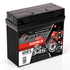 Motorradbatterie BlackMax Motorsport GEL 51913 12V 22Ah Seite links