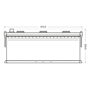 BIG Premium 68019 12V 180Ah 1000A/EN LKW Batterie