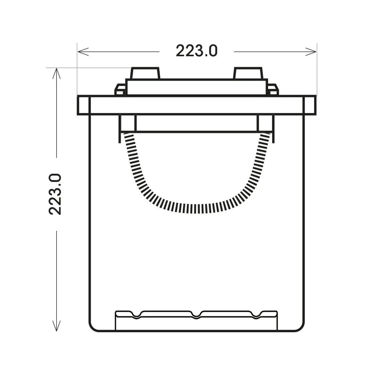 BIG Premium 68089 12V 180Ah 1100A/EN LKW Batterie