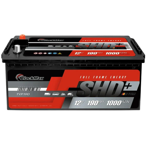 BlackMax SHD 190 12V 190Ah 1000A/EN LKW Batterie