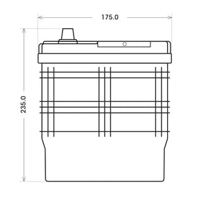 SilverMax 60527 12V 105Ah 750A/EN Nutzfahrzeugbatterie