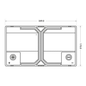 SilverMax 60527 12V 105Ah 750A/EN Nutzfahrzeugbatterie