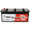 SilverMax 63545 12V 135Ah 750A/EN Nutzfahrzeugbatterie
