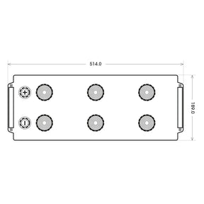 SilverMax 64035 12V 140Ah 840A/EN Nutzfahrzeugbatterie