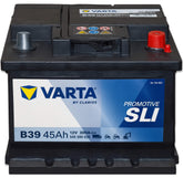 Nutzfahrzeugbatterie Varta Black Promotive B39 12V 45Ah 545200030A742 Front