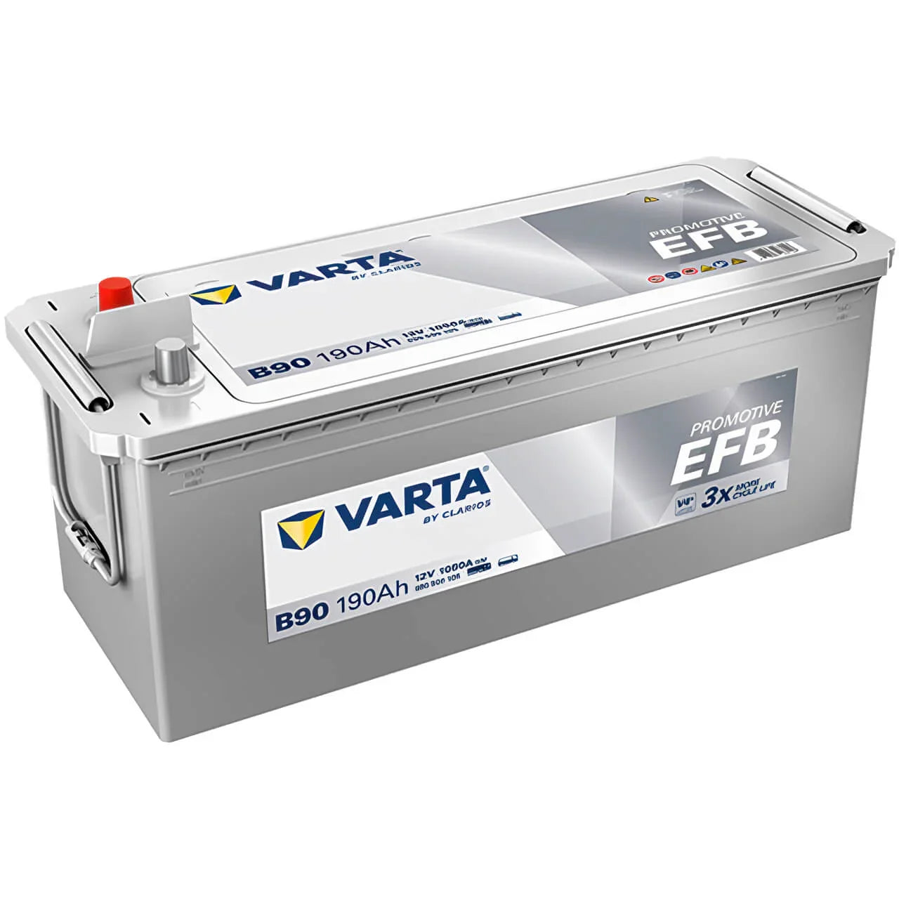 Nutzfahrzeugbatterie Varta Promotive EFB B90 12V 190Ah 690500105E652 Seite links