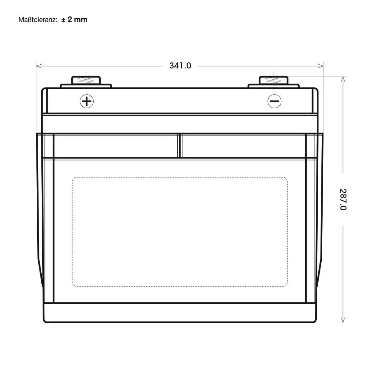 BIG E-Drive AGM 12V 135Ah Traktionsbatterie