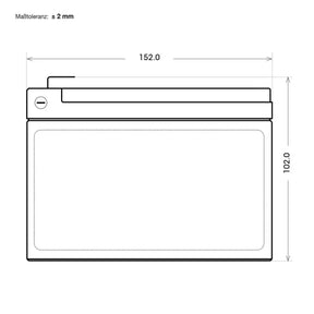 BIG E-Drive AGM 12V 14Ah Traktionsbatterie