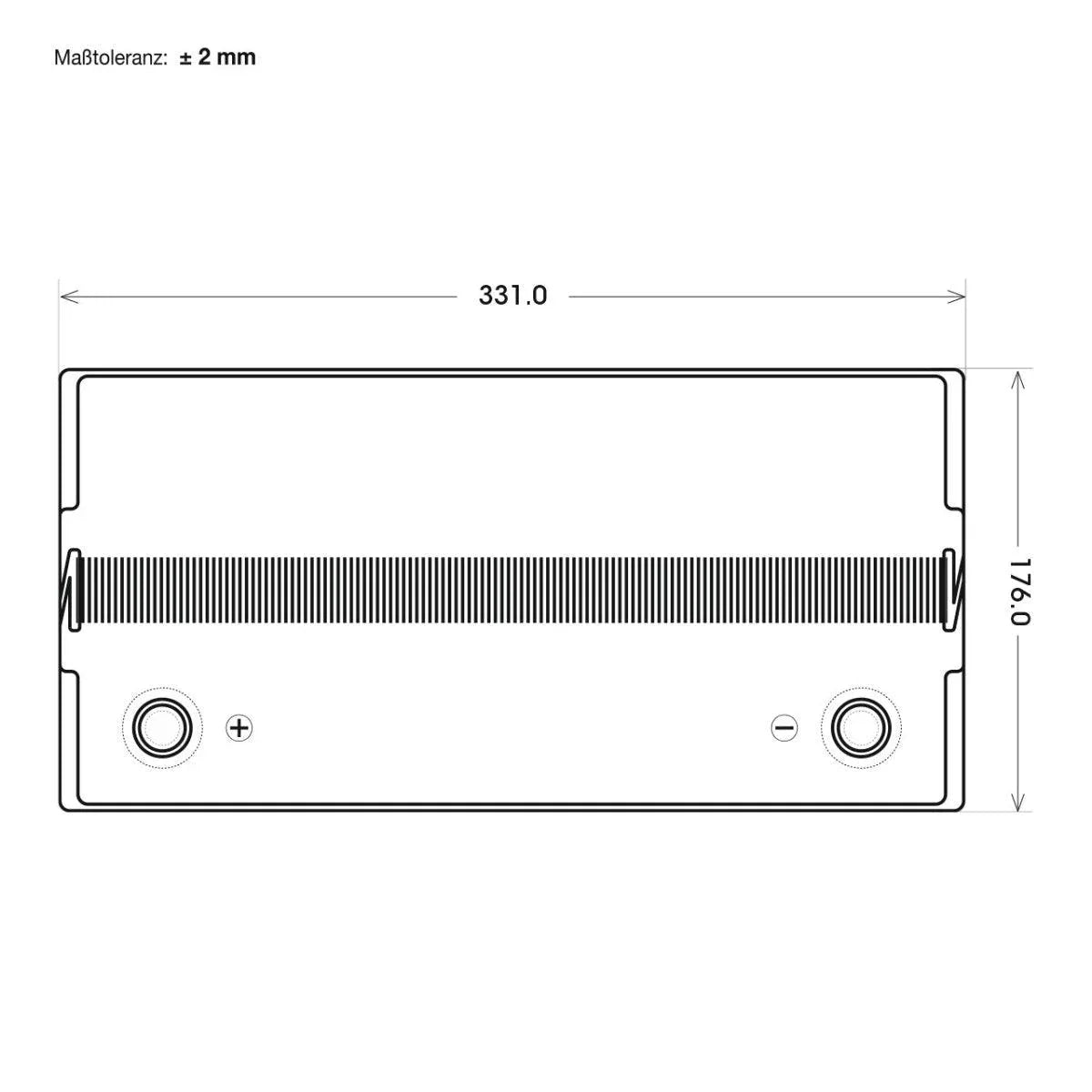 BIG E-Drive GEL 12V 110Ah Traktionsbatterie