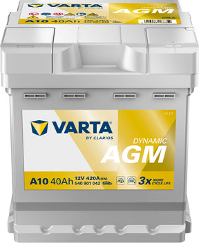 Varta A10 Dynamic AGM 12V 40Ah 420A/EN Autobatterie
