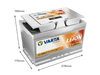 Varta Professional LI-ION LL100LT 12,8V 100Ah Versorgerbatterie mit Zellheizfunktion