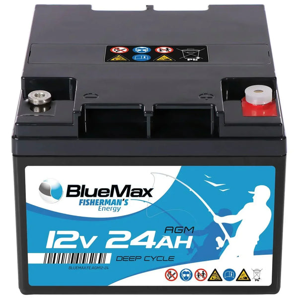 BLUEMAX Fisherman's Energy AGM 12V 24Ah Versorgerbatterie