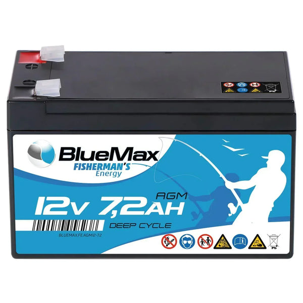 BLUEMAX Fisherman's Energy AGM 12V 7.2Ah Versorgerbatterie
