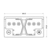 BIG Professional AGM 12V 125Ah C100 Versorgerbatterie