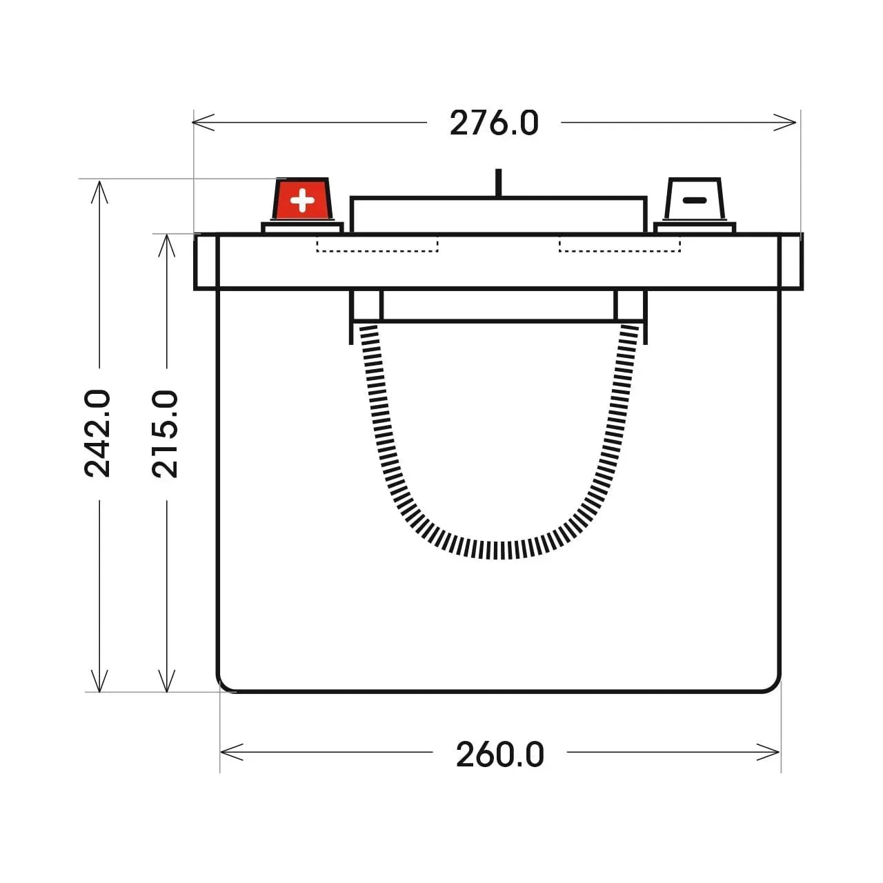 BIG Professional EFB 12V 290Ah C100 Versorgerbatterie