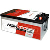 Versorgerbatterie Panther AGM 12V 200Ah Seite rechts