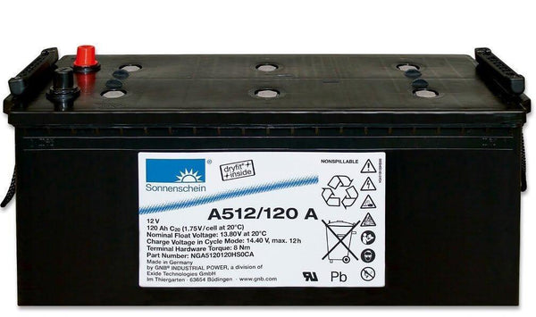 Sonnenschein A512-120A GEL 12V 120Ah Versorgerbatterie