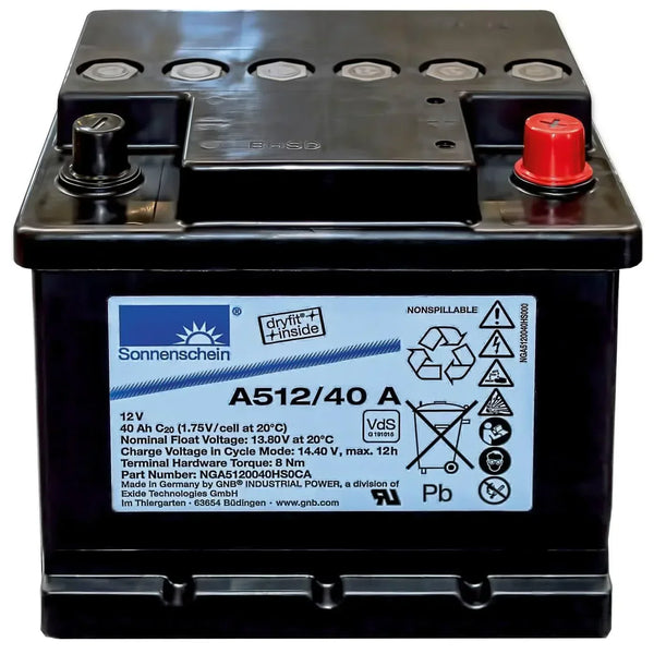 Sonnenschein A512-40A GEL 12V 40Ah Versorgerbatterie